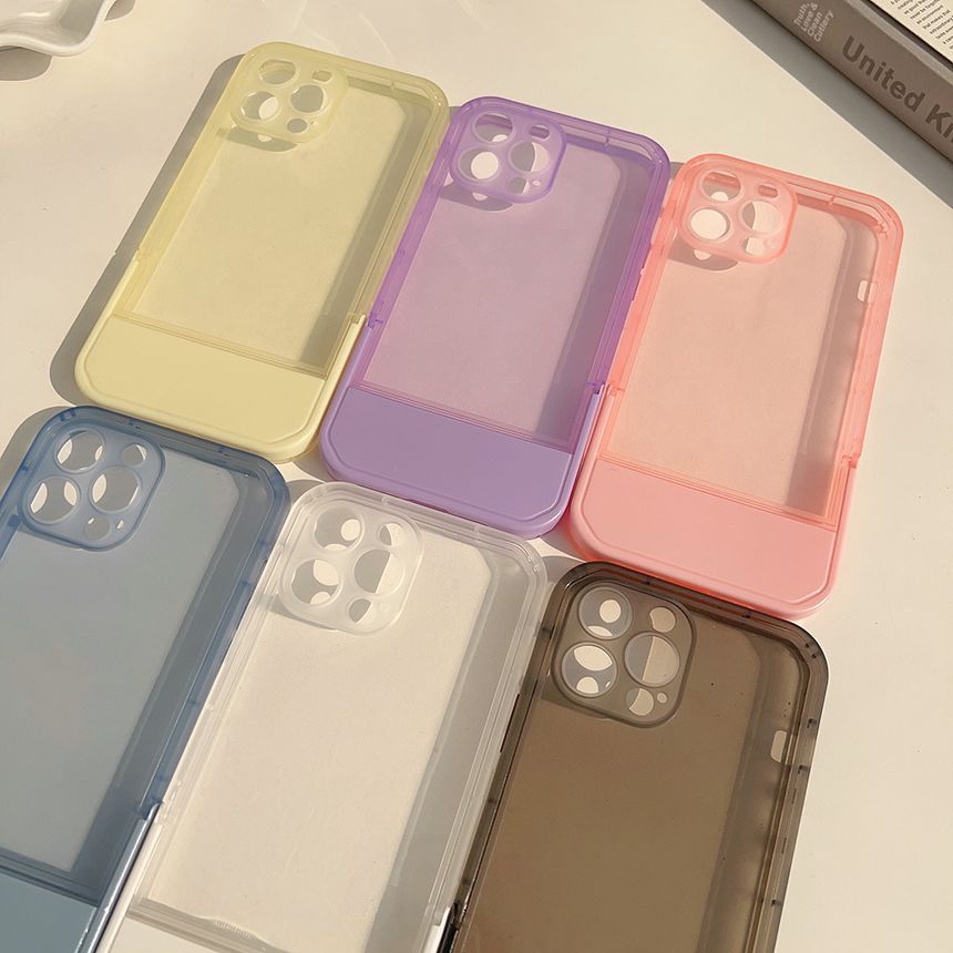 Case Stand Phone Transparent