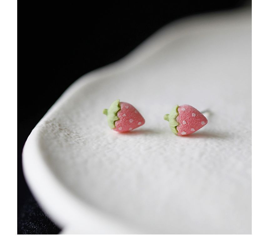 Strawberry Ear Stud