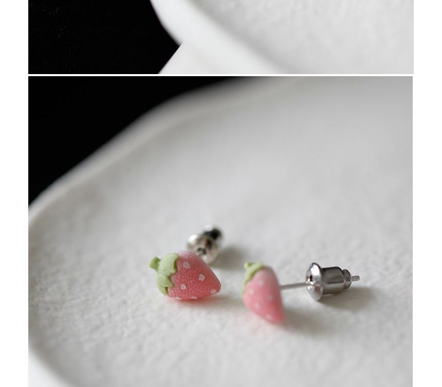Strawberry Ear Stud