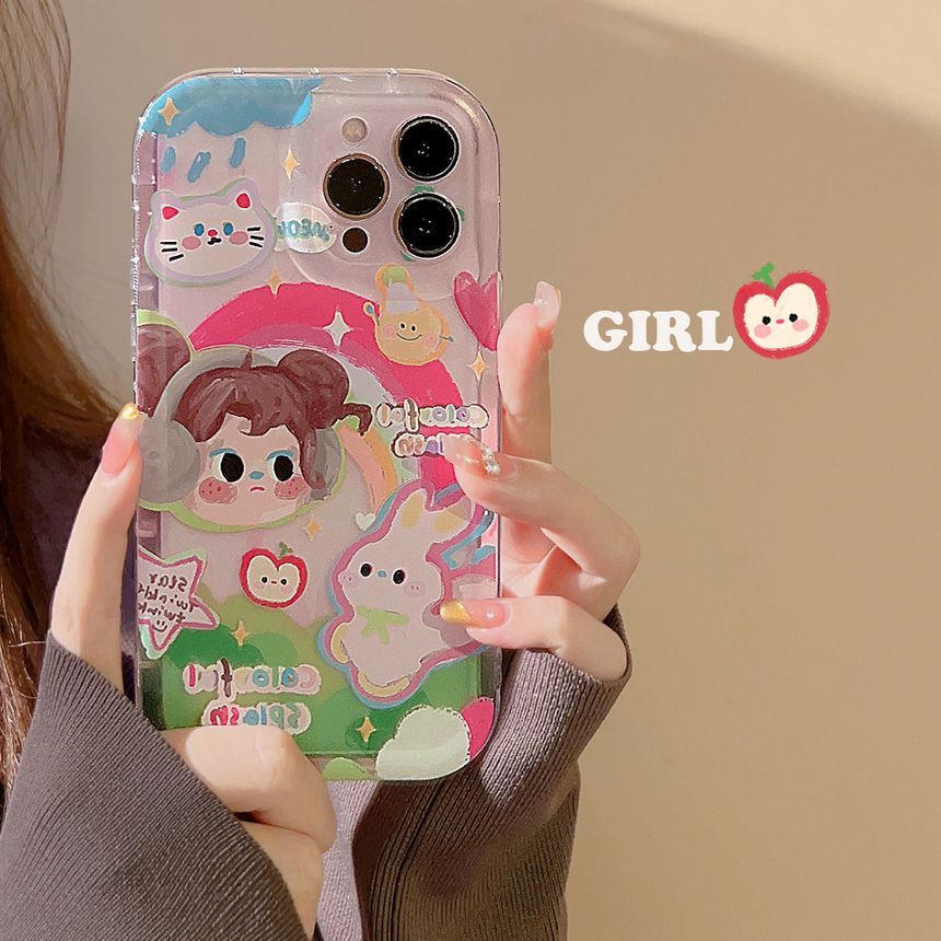 Transparent Cartoon Phone Case