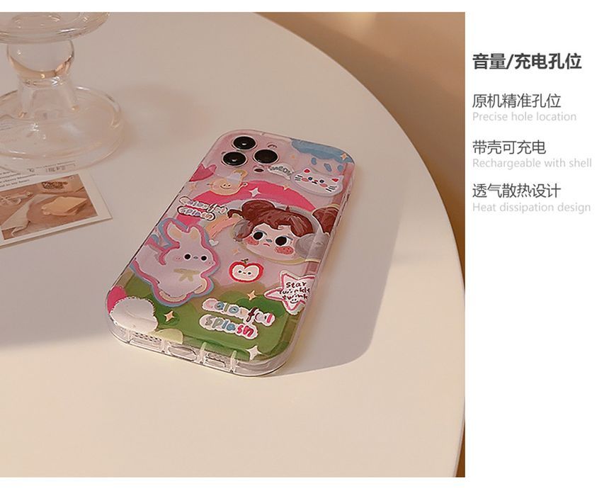 Transparent Cartoon Phone Case