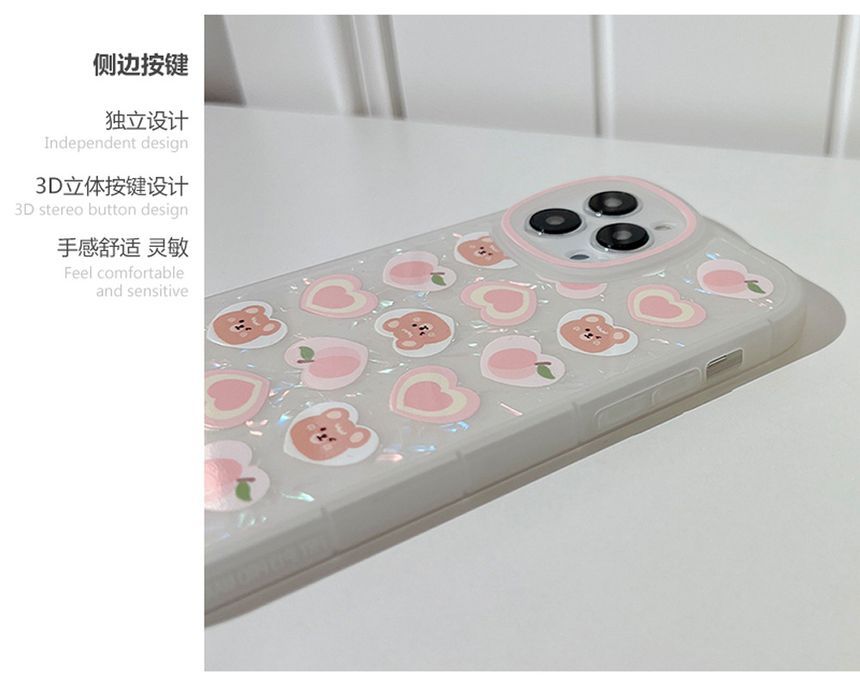 Heart Case Phone Bear