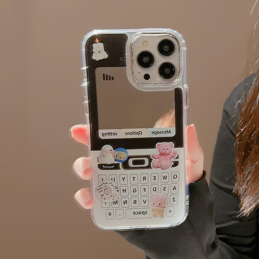 Vintage Case Cellphone Phone Mirrored Print