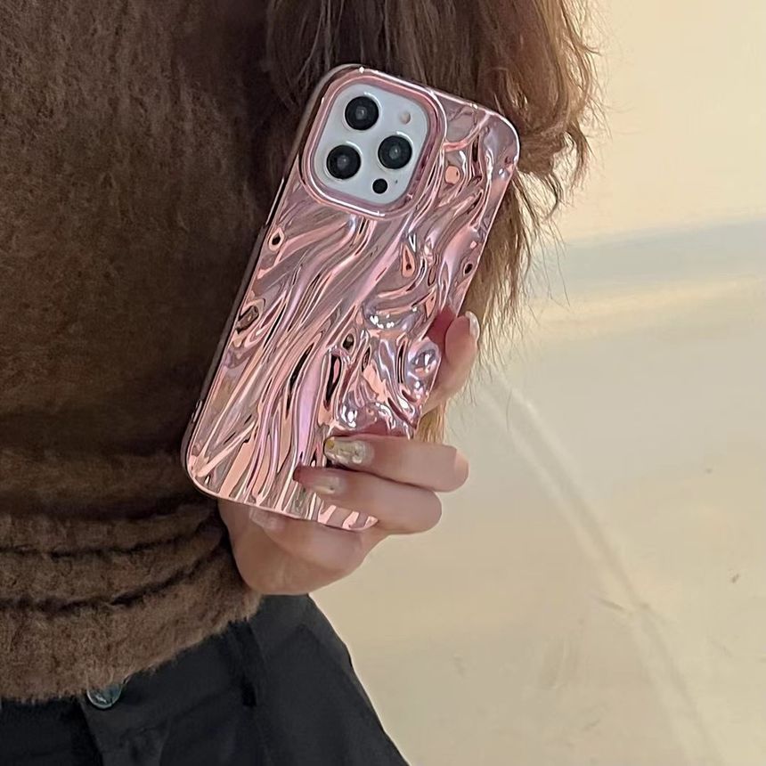 Textured Phone Metallic Case