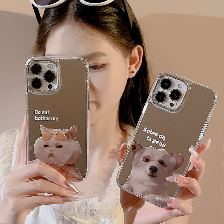 Animal Mirrored Case Phone