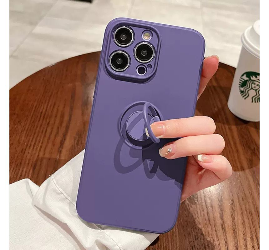 Plain Ring Case Stand Phone