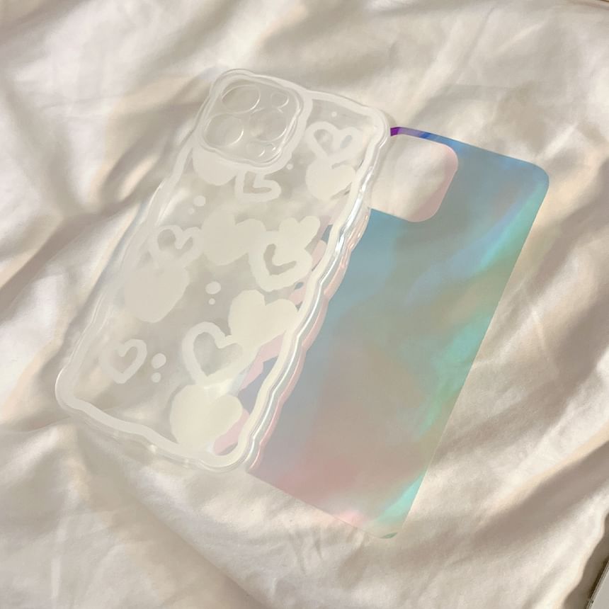 Heart Holographic Case Phone