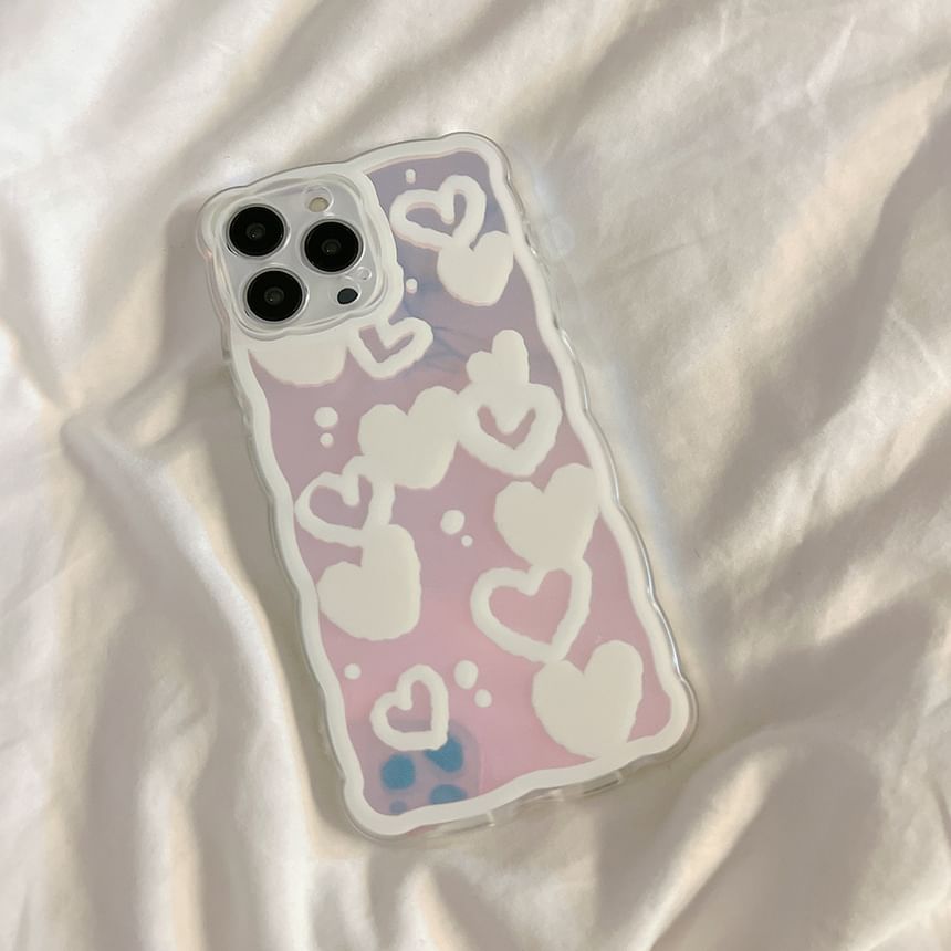 Heart Holographic Case Phone