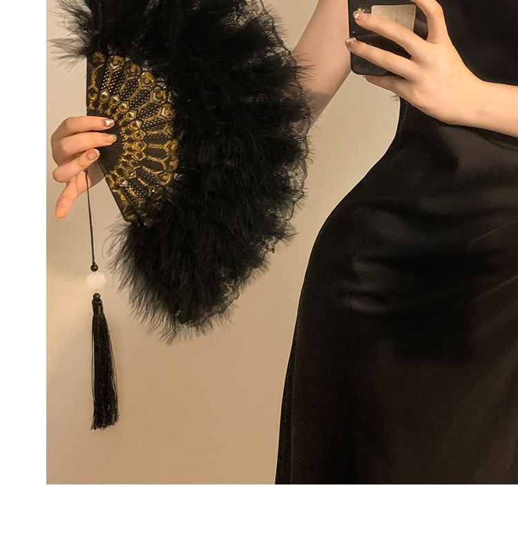 Designs) Hand Fan (Various Foldable Lace
