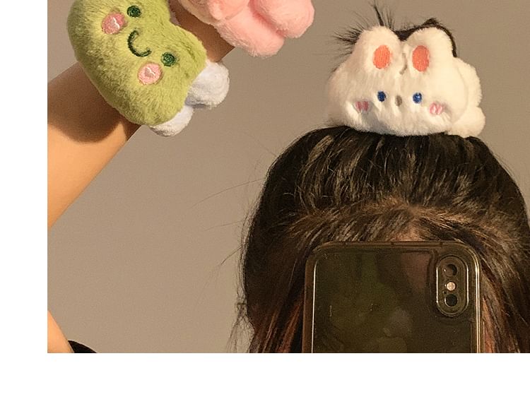Chenille Wash (Various Designs) Wrist Animal Face Band