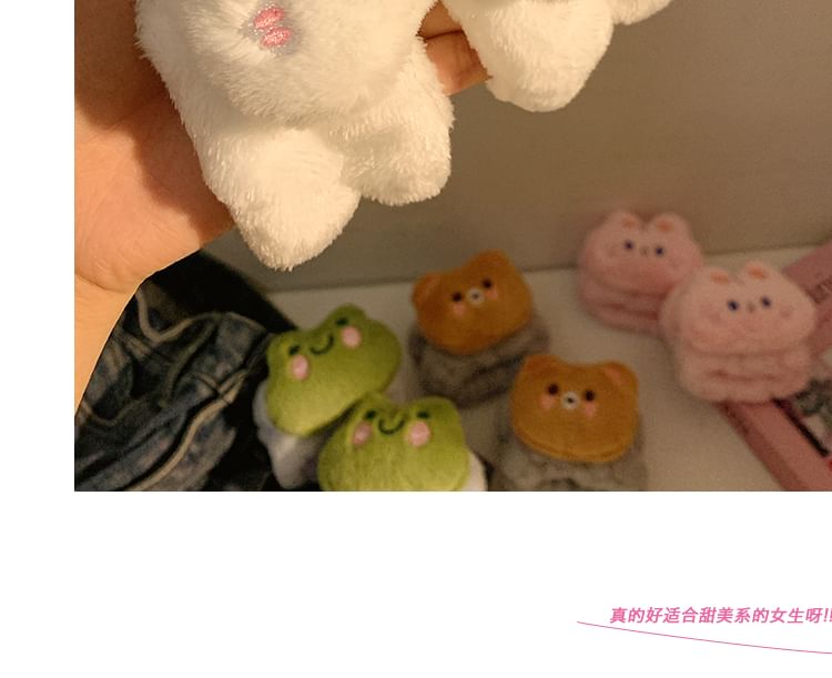 Chenille Wash (Various Designs) Wrist Animal Face Band