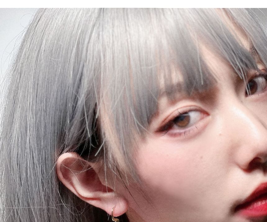 Drop Asymmetrical Cuff Clip-On Gamepad / Ear Earring Lettering
