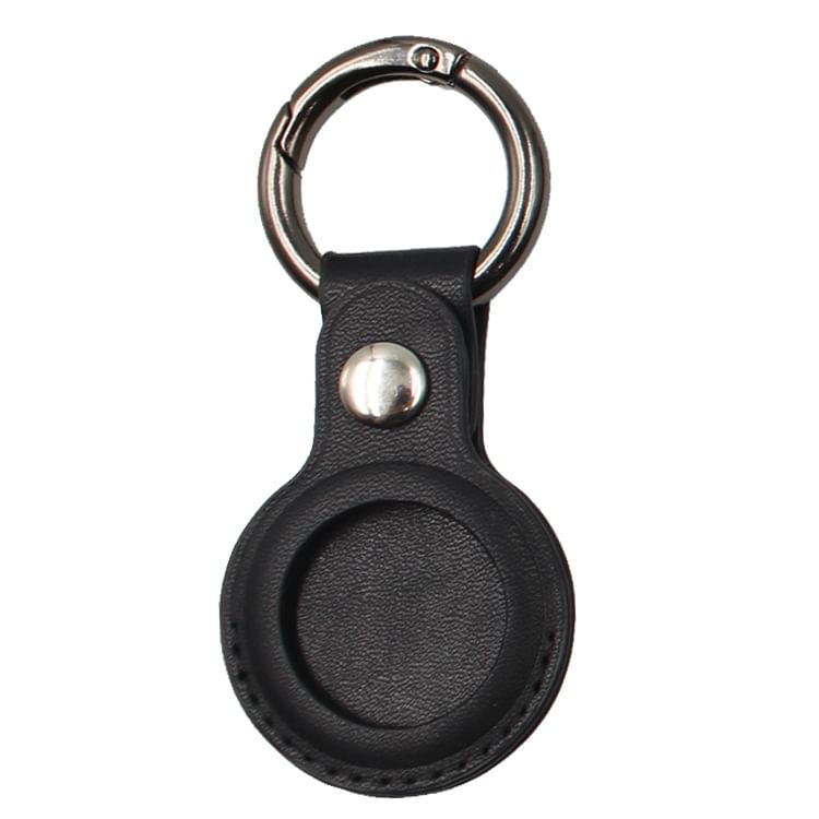 Faux AirTag Leather Keyring Holder