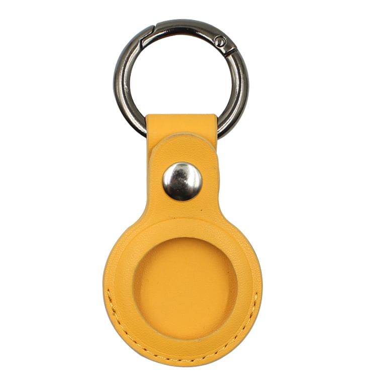 Faux AirTag Leather Keyring Holder
