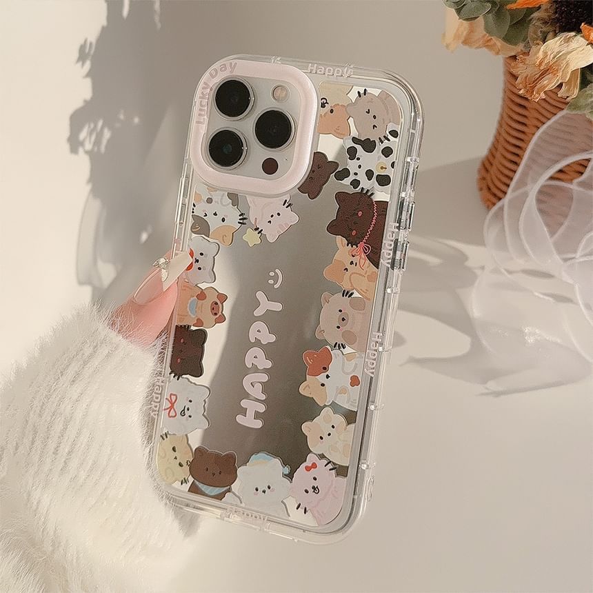 Phone Mirrored Case Cat