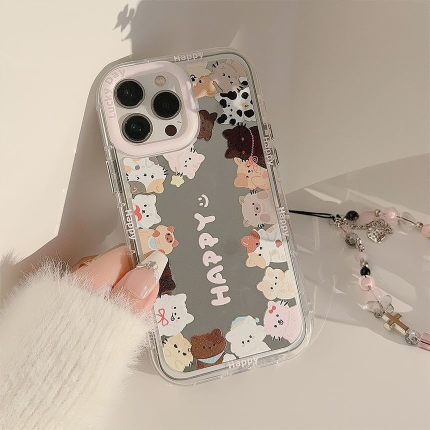 Phone Mirrored Case Cat