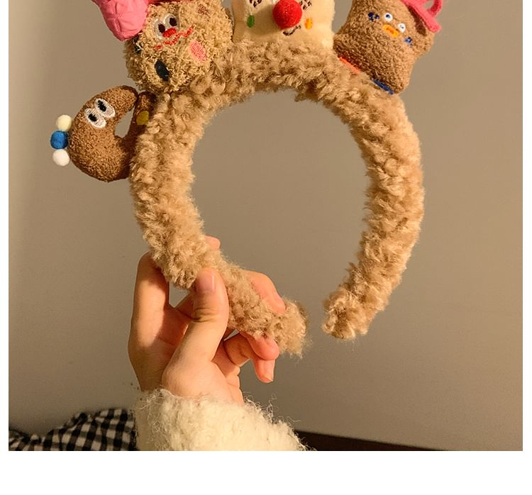 (Various Face Cookie Headband Designs) Wash Yarn