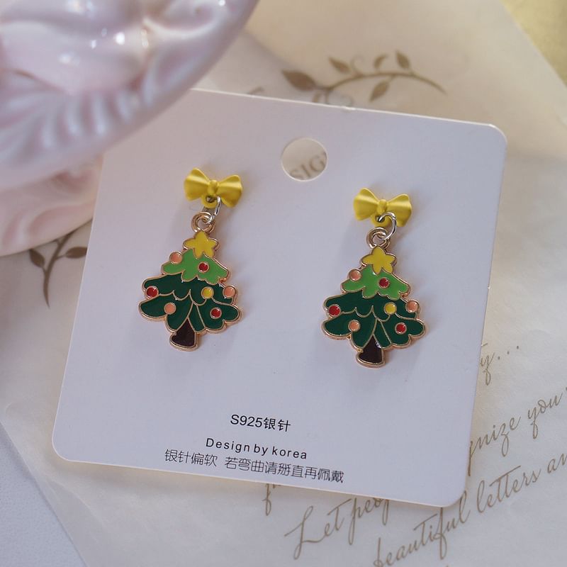 Christmas Drop Earring Tree On / Clip