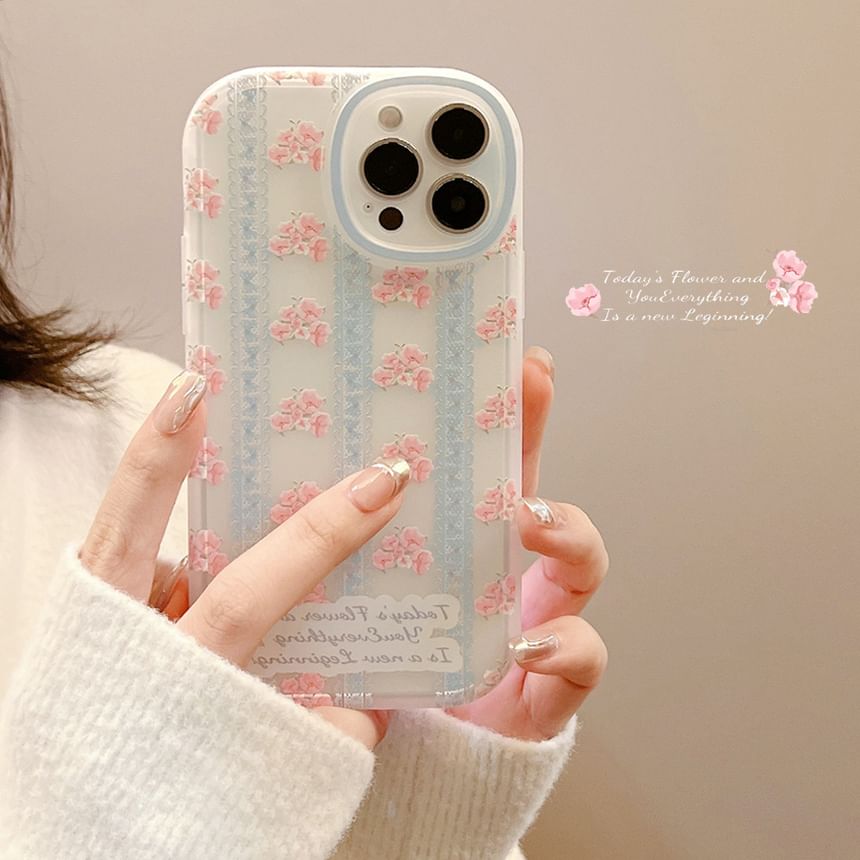 Lace Floral Case Phone Print