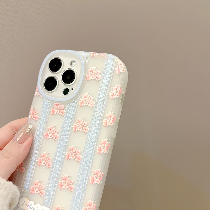 Lace Floral Case Phone Print