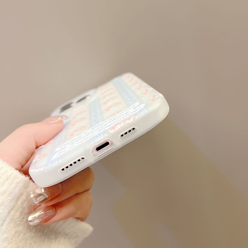 Lace Floral Case Phone Print