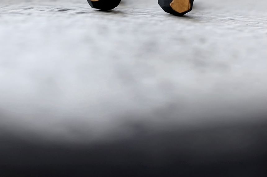 Ceramic Geometric Stud Earring