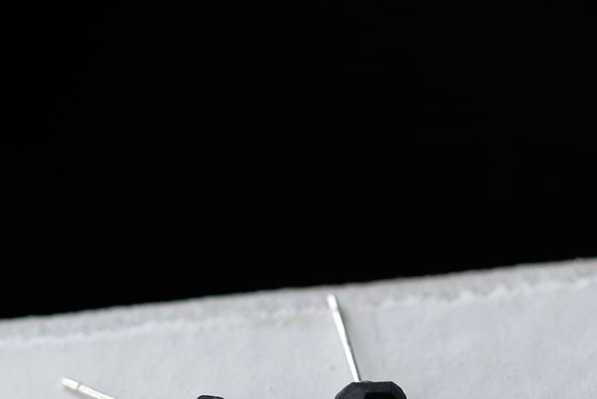 Ceramic Geometric Stud Earring