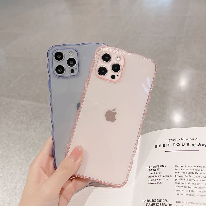 Case Wavy Transparent Phone