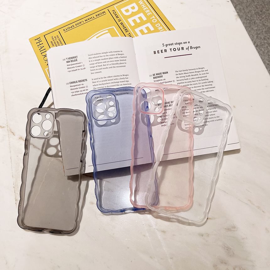 Case Wavy Transparent Phone