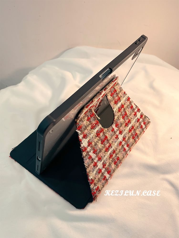 iPad Knit Plaid Case