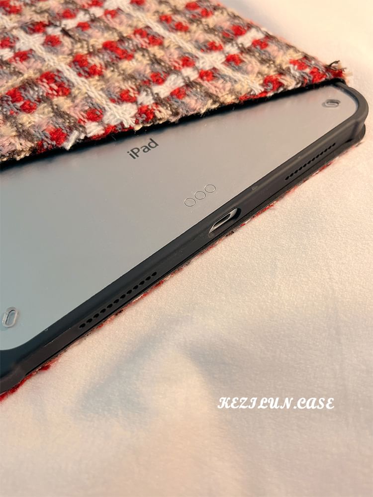iPad Knit Plaid Case