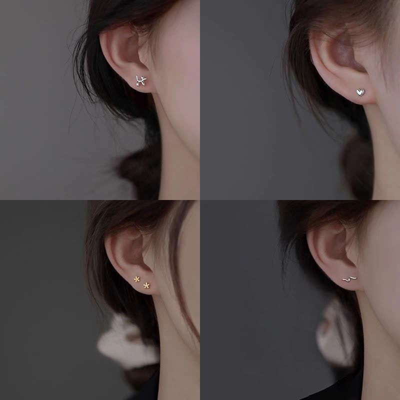 Stud Sterling Designs) Silver (Various Earring
