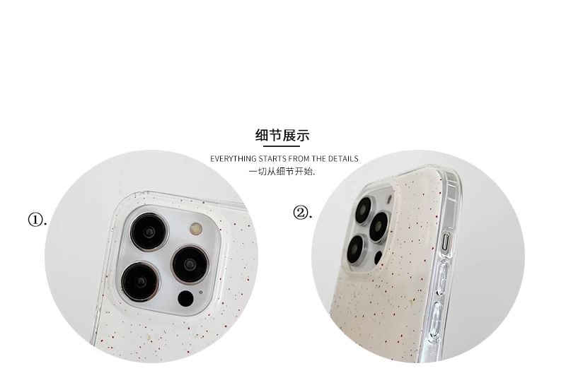Bell Case Splattered Phone Pom