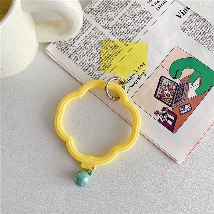 Hoop with Pad Wavy Strap Lanyard Phone