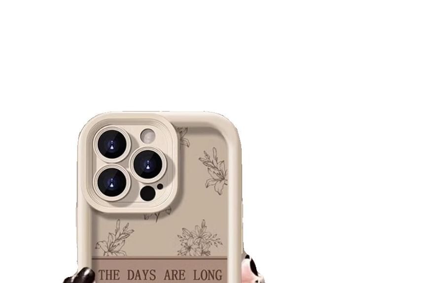 Case Phone Lettering Floral