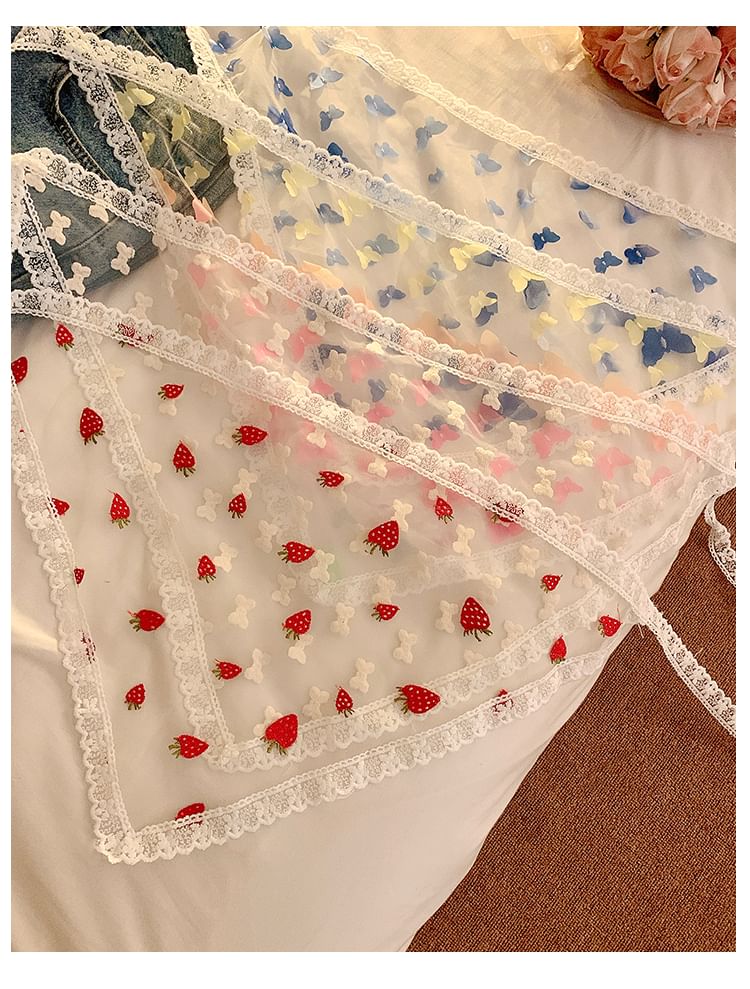 Scarf Lace Designs) Trim Head (Various Triangle