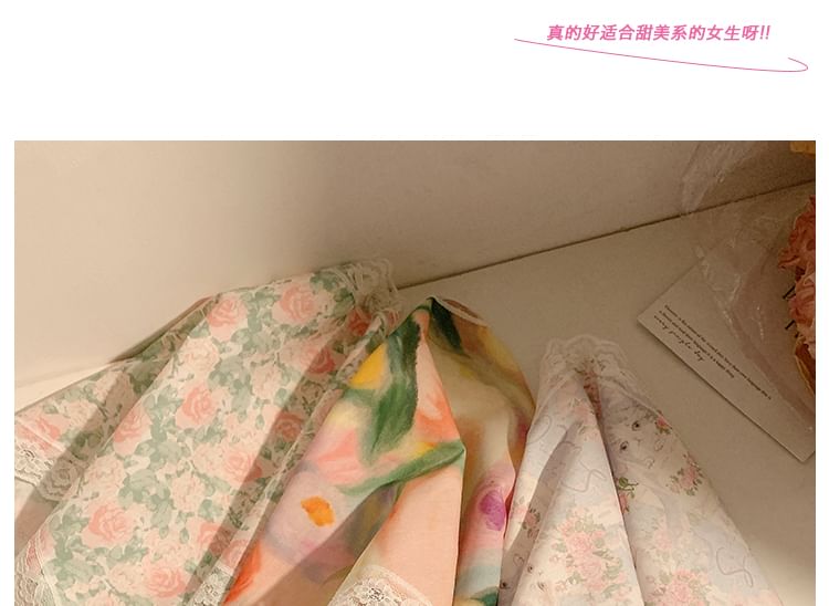 Designs) Trim Headband (Various Print Bandana Lace