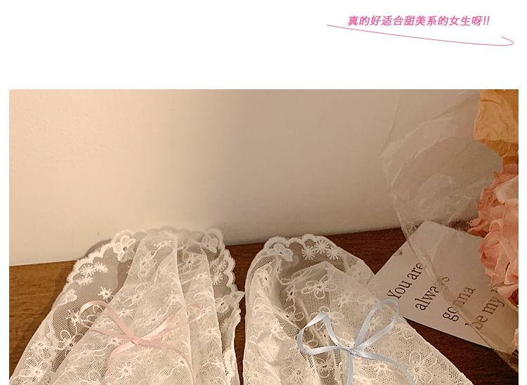 Headkerchief Lace Bow