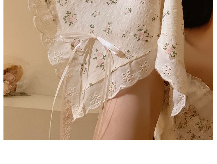 Lace Floral Designs) Trim Scrunchie / Bandana (Various