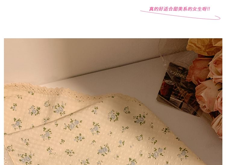 Lace Floral Designs) Trim Scrunchie / Bandana (Various