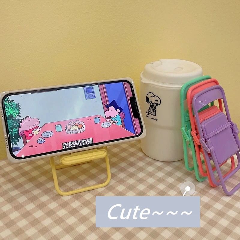 Plastic Desktop Stand Phone Chair