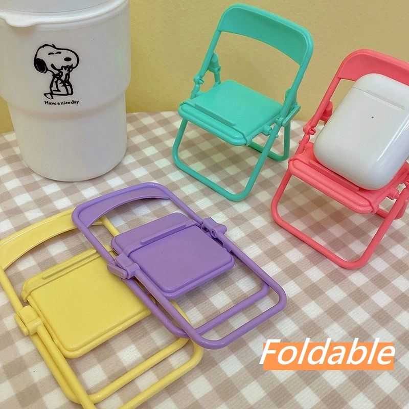 Plastic Desktop Stand Phone Chair