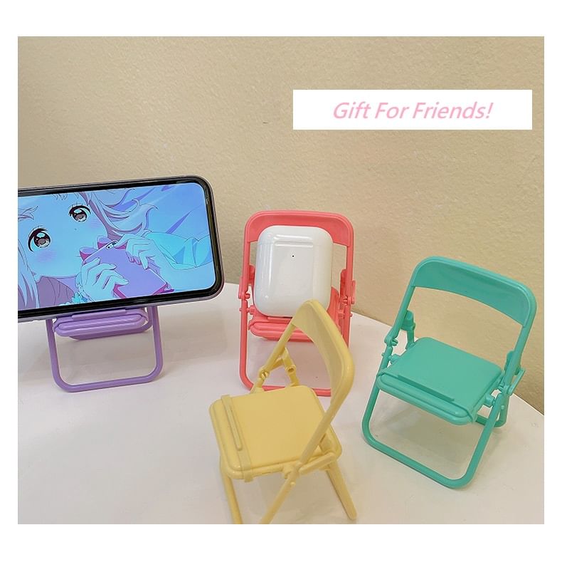 Plastic Desktop Stand Phone Chair
