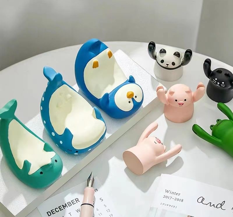 Dolphin Designs) Penguin Holder / Phone Shark (Various