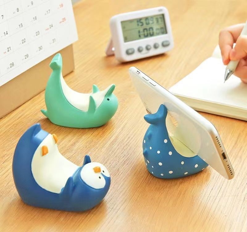 Dolphin Designs) Penguin Holder / Phone Shark (Various