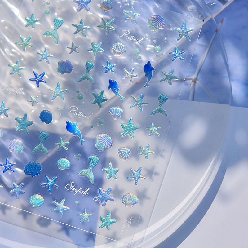 Autocollant Nail Art Étoile de Mer