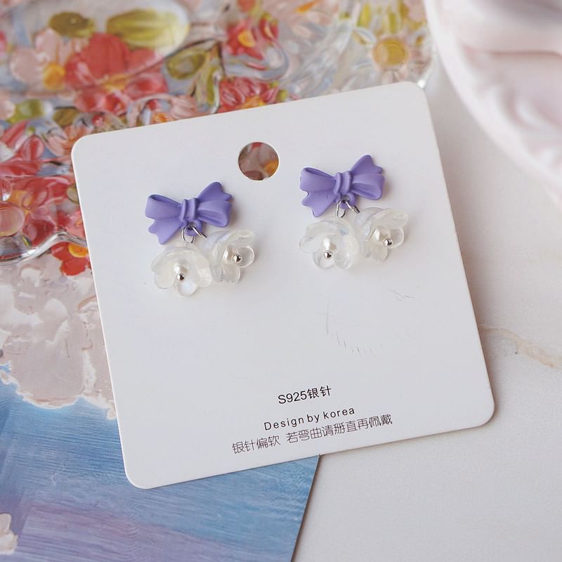 Alloy Earring (Various Designs) Dangle Floral
