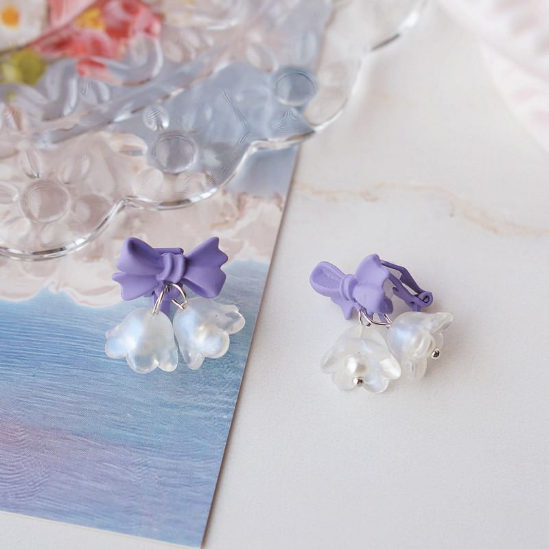Alloy Earring (Various Designs) Dangle Floral