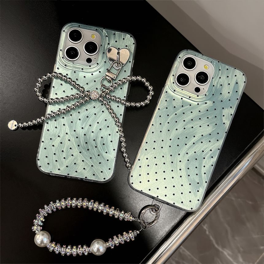 Phone / Case Polka Set Strap Dot Charm