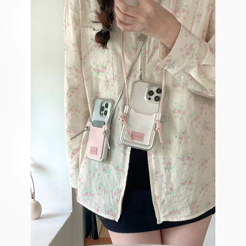 Case Lanyard Phone Card Holder